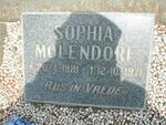 MOLENDORF Sophia 1881-1971