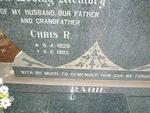 RABIE Chris R. 1925-1982
