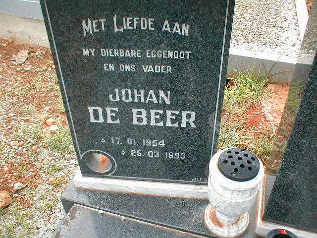 BEER Johan, de 1954-1993