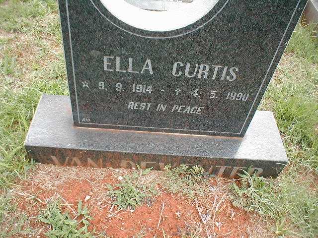 DEVENTER Ella Curtis, van 1914-1990