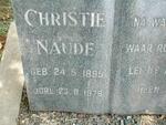 NAUDE Christie 1895-1976