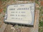 FOURIE Anna Johanna 1891-1964
