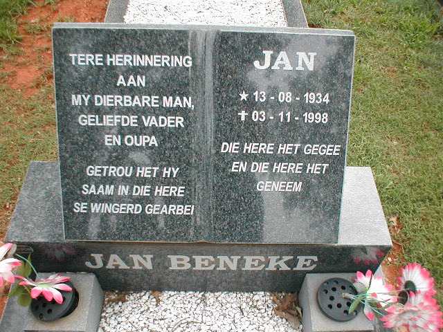 BENEKE Jan 1934-1998