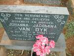 DYK Johanna Jacomina, van 1915-1983