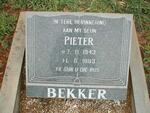 BEKKER Pieter 1943-1983
