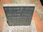 WENTZEL Willem Paul 1928-1966