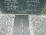 WESTHUIZEN Andries, van der & Maria Christina 1911-1988