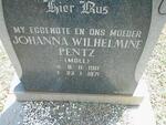 PENTZ Johanna Wilhelmine nee MOLL 1911-1971