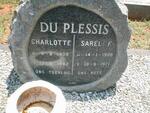 PLESSIS Sarel F. 1906-1971 & Charlotte 1908-1982