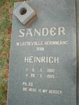 SANDER Heinrich 1960-1989