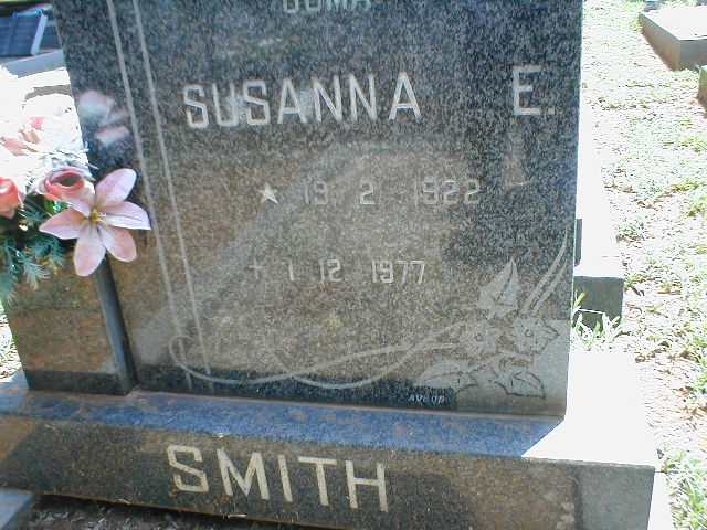 SMITH Susanna E. 1922-1977