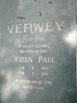 VERWEY Johan Paul 1909-1979