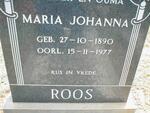 ROOS Maria Johanna 1890-1977