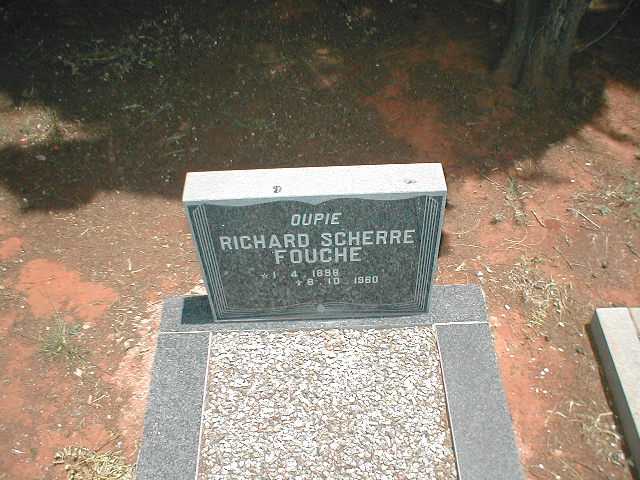 FOUCHE Richard Scherre 1898-1980