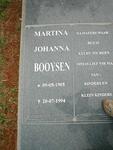 BOOYSEN Martina Johanna 1905-1994