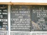 BOSHOFF Lala 1920-1977 :: DELPORT Cathy 1941-1976