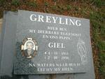 GREYLING Giel 1955-1998