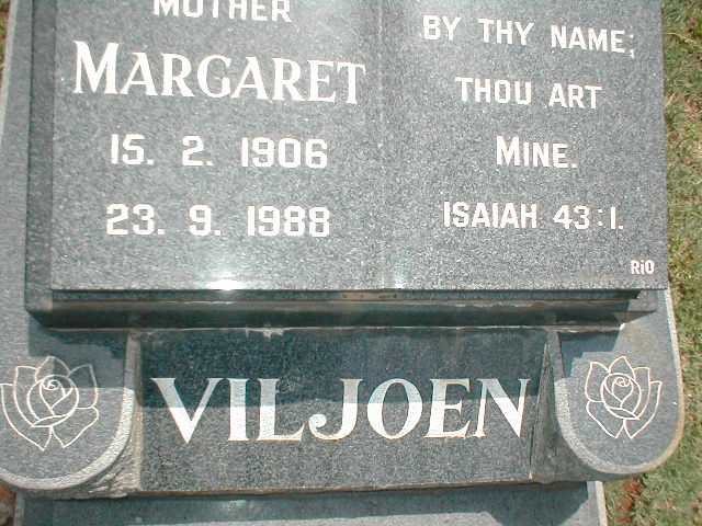 VILJOEN Margaret 1906-1988