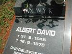 WYK Albert David, van 1945-1976