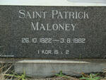 MALONEY Saint Patrick 1922-1982