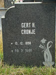 CRONJE Gert H. 1898-1991