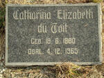 TOIT Catharina Elizabeth, du 1880-1965