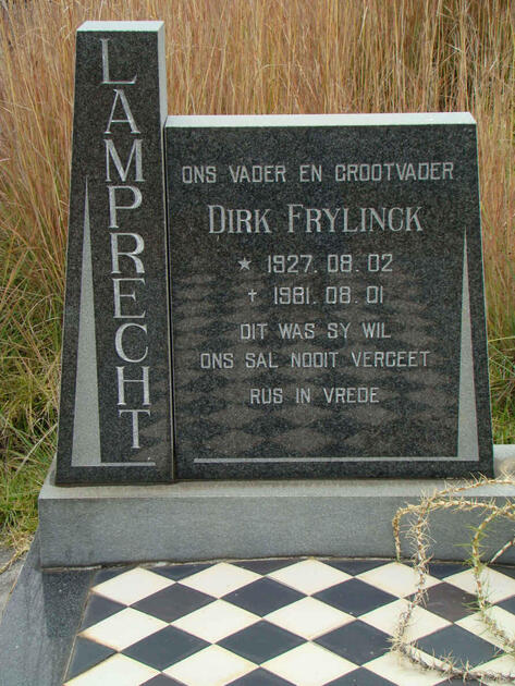 LAMPRECHT Dirk Frylinck 1927-1981