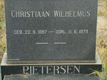 PIETERSEN Christiaan Wilhelmus 1897-1979