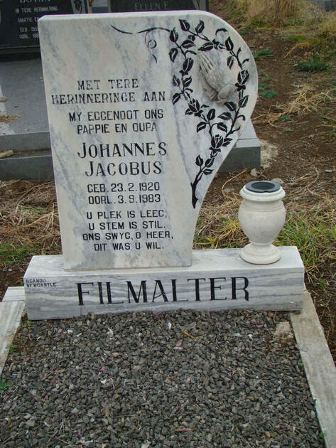 FILMALTER Johannes Jacobus 1920-1983