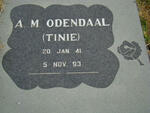 ODENDAAL A.M. 1941-1993