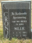 CRONJE Willie 1904-1993