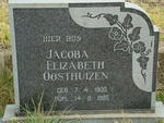 OOSTHUIZEN Jacoba Elizabeth 1900-1985