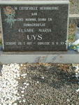 UYS Elsabe Maria 1917-1993