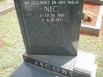 JACOBS Nic 1912-1971