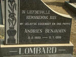 LOMBARD Andries Benjamin 1900-1966