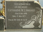 LOMBARD Catharina M. 1898-1977