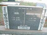 FERREIRA Jack 1919-1976 & Martha Sophia 1917-1979