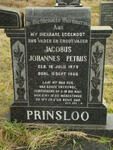 PRINSLOO Jacobus Johannes Petrus 1879-1960