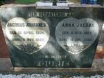 FOURIE Jacobus Johannes 1904-1953 & Anna Jacoba 1907-2002