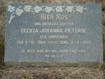 PIETERSE Cecilia Johanna nee HINRICHSEN 1904-1946