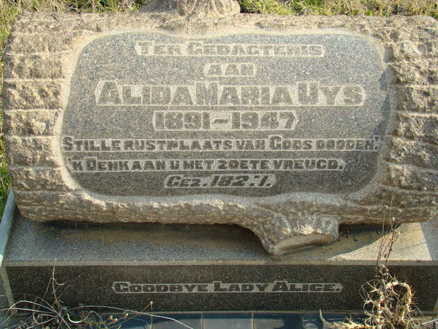 UYS Alida Maria 1891-1947