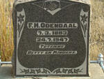 ODENDAAL F.H. 1883-1947