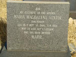 VENTER Maria Magdalena nee KROON 1897-1968