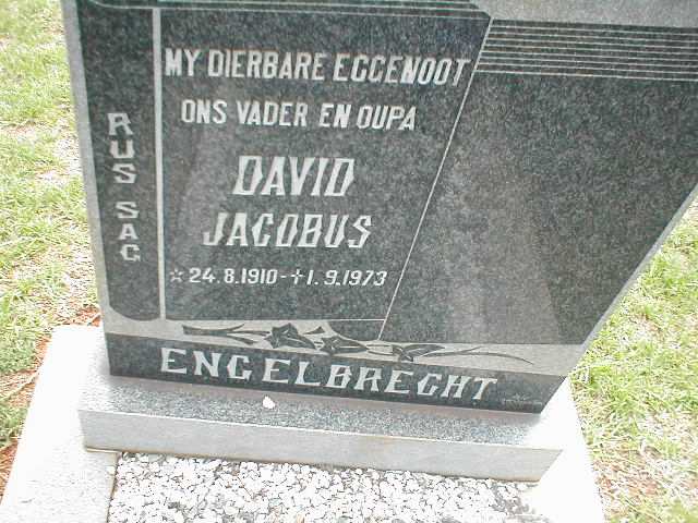 ENGELBRECHT David Jacobus 1910-1973