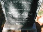 BURGER Cornelia Catharina Maria nee DE JONGH 1888-1961