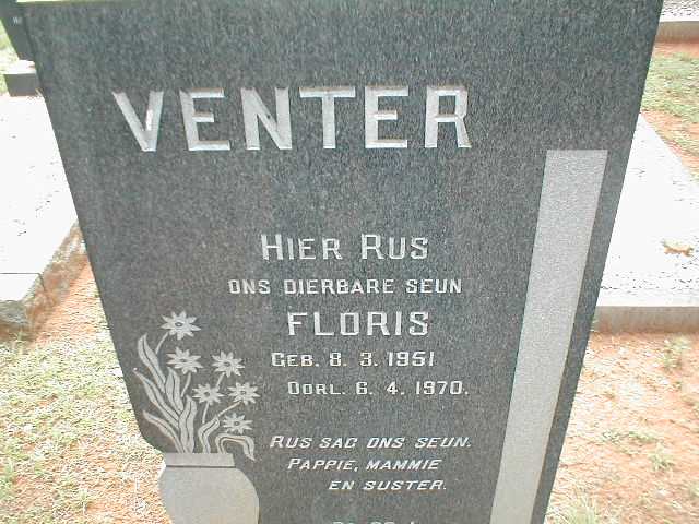 VENTER Floris 1951-1970
