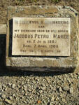 MAREE Jacobus Petrus 1885-1905