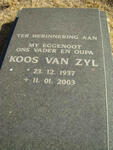 ZYL Koos, van 1937-2003