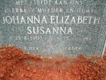 FOURIE Johanna Elizabeth Susanna 1905-1984