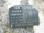 TONDER Andrew Comphries, van 1937-1992